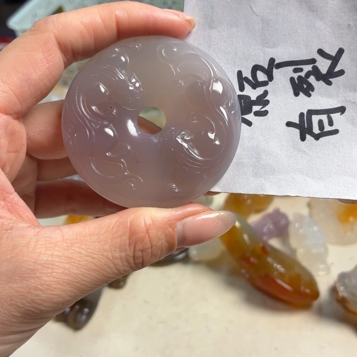 玛瑙/玉髓未镶嵌吊坠(不含链)