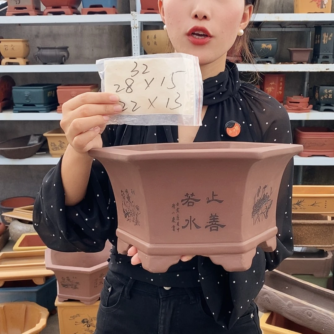 紫砂花盆紫砂花盆