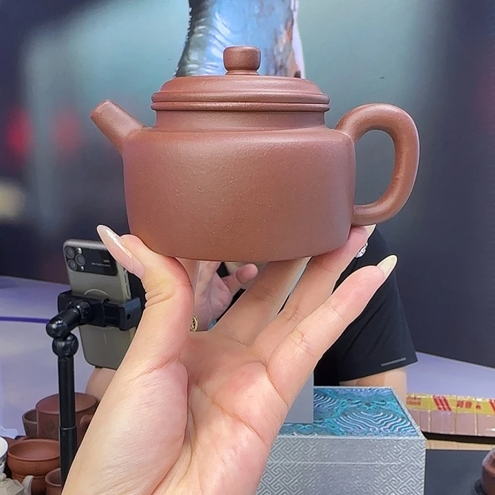 茶杯紫砂紫泥 德钟 200Cc