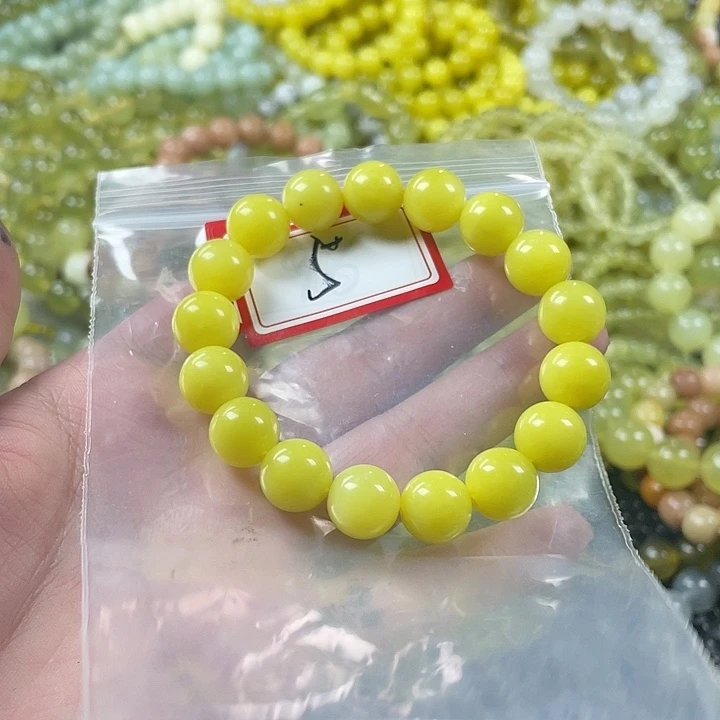 蛇纹石玉未镶嵌手链