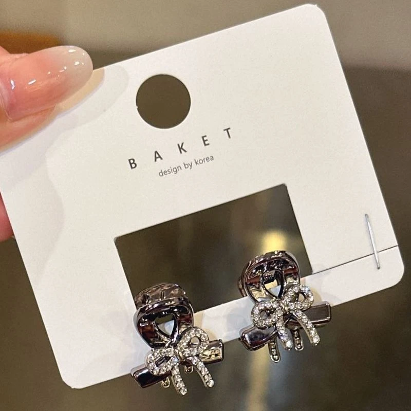 8.20韩国baket发饰水钻蝴蝶结小抓夹