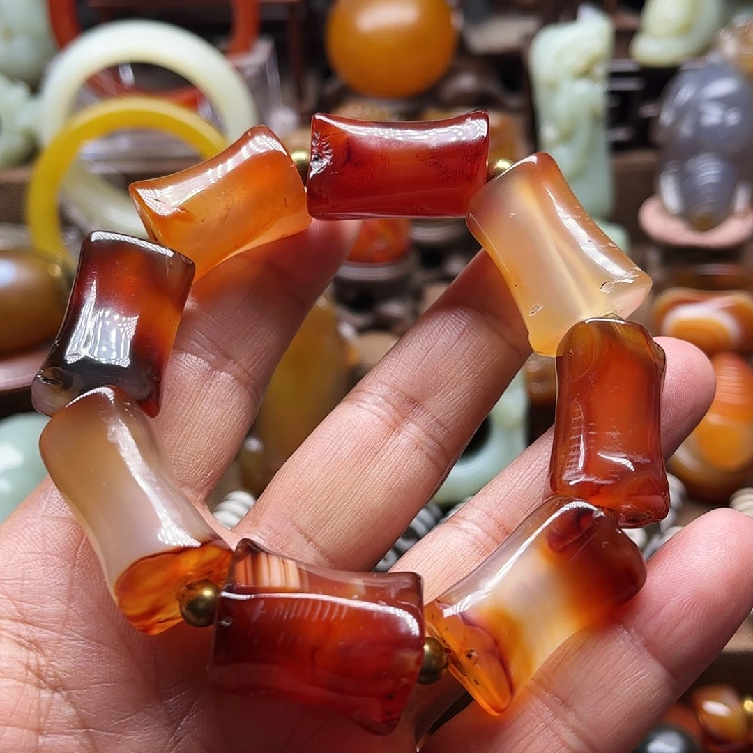 玛瑙/玉髓未镶嵌车挂