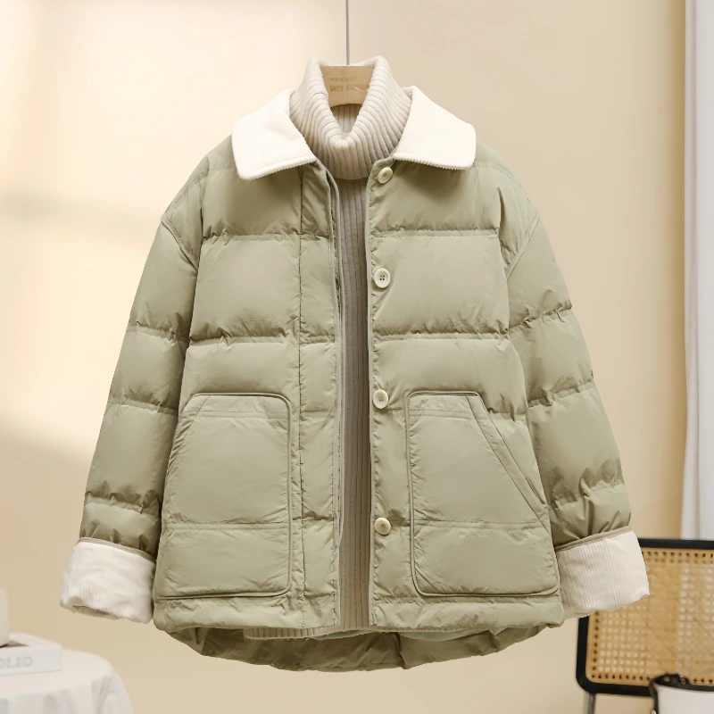 2025年新款棉衣女冬短款爆款韩版加厚宽松棉袄小香风潮流外套棉服