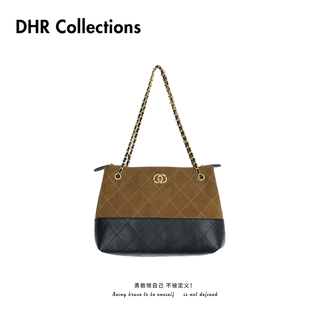 豆豆6 2025时尚大容量单肩包链条斜挎包-DQ25160