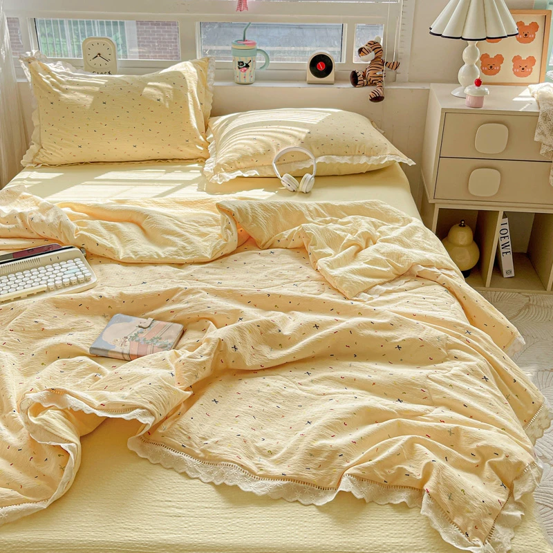 V/雅鹿正品尾货床单床笠款夏被四件套直播间听清主播介绍下单