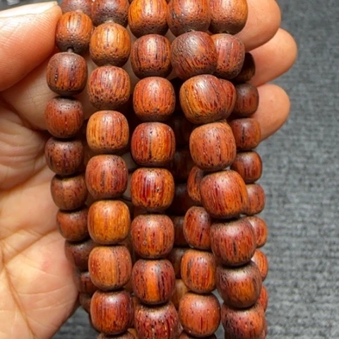 藤类hy降真香0.8*0.9*108老型珠手串