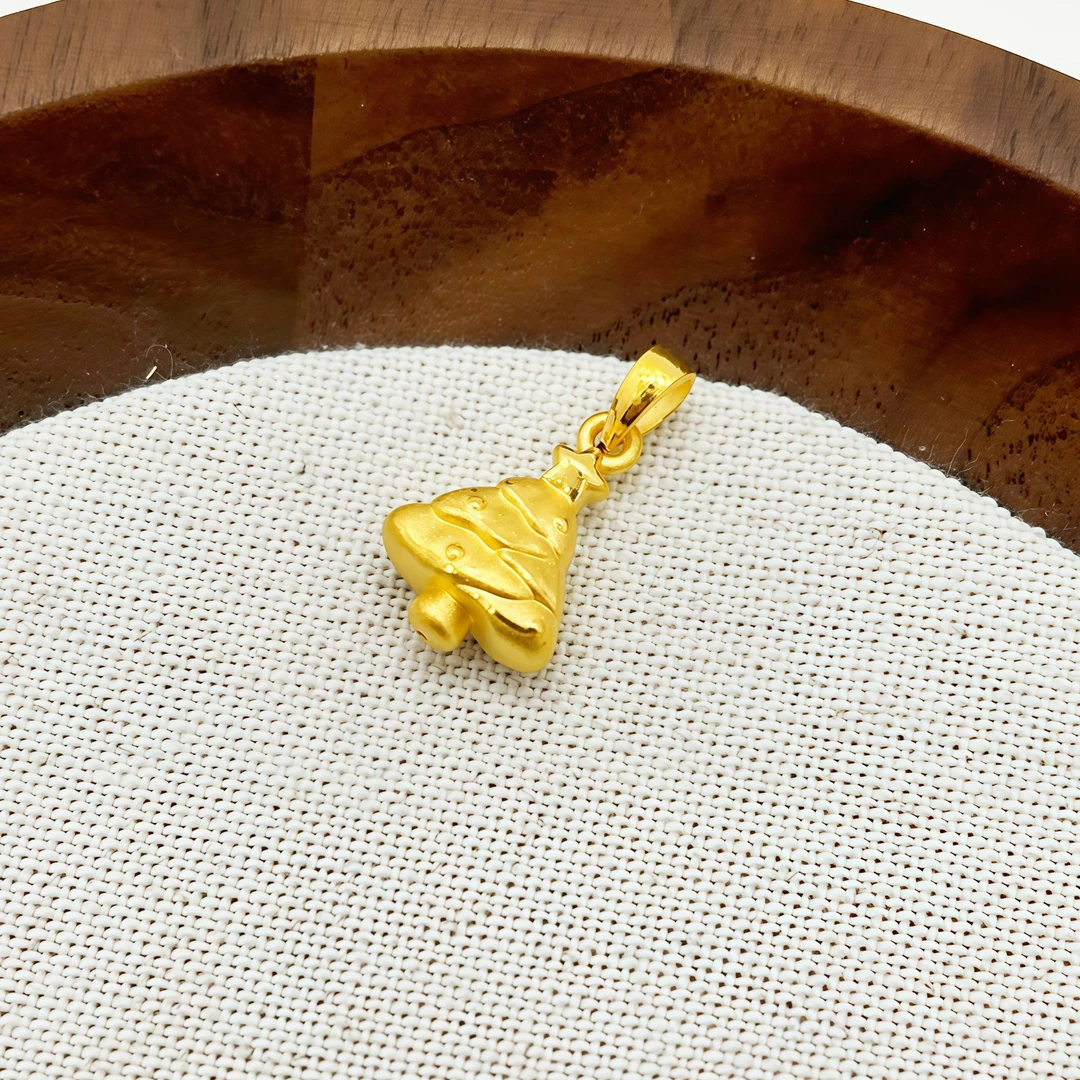 足金999 圣诞树吊坠 1.03