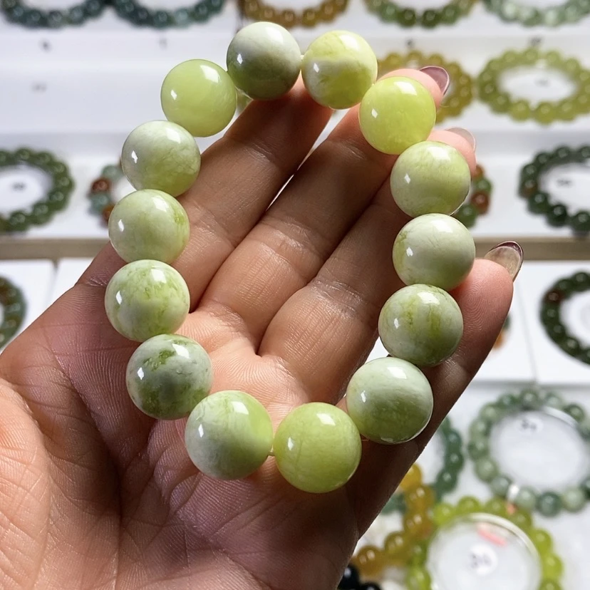 【闪购商品】未镶嵌岫玉手链卡16