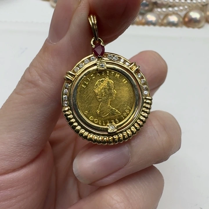 未镶嵌钻石颈饰成品