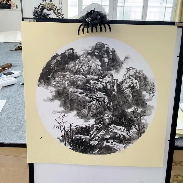 国画张圣敏先生纯手绘作品