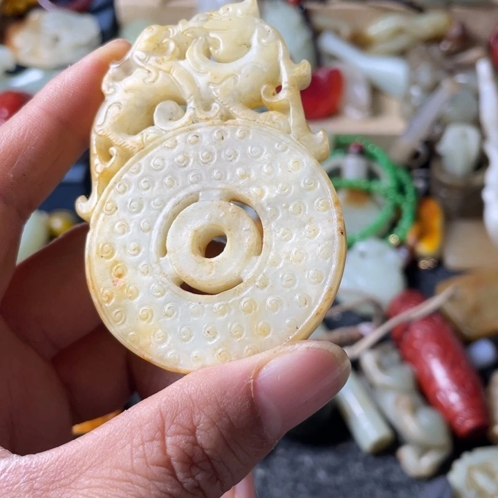 和田玉未镶嵌吊坠(不含链)