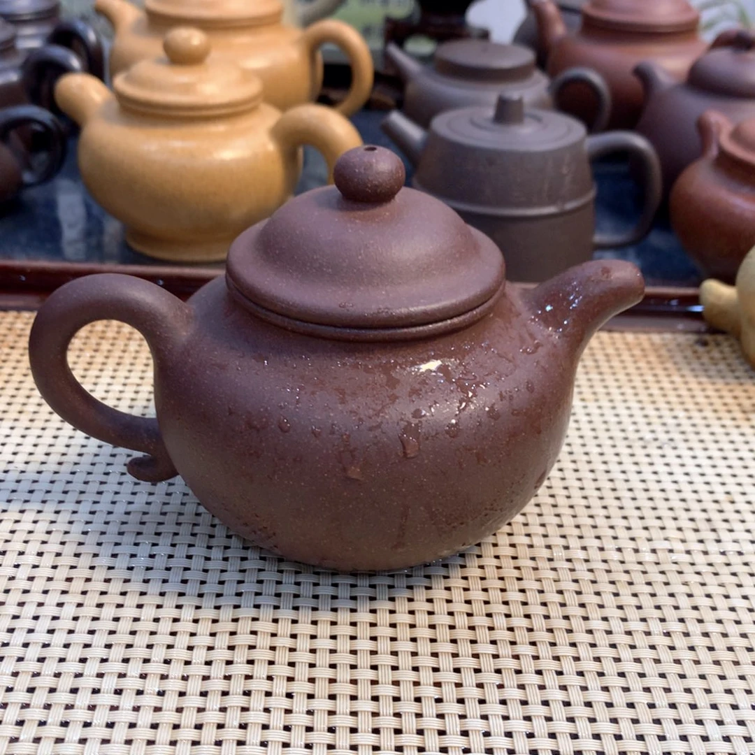 茶壶紫砂宜兴原矿粗砂250cc