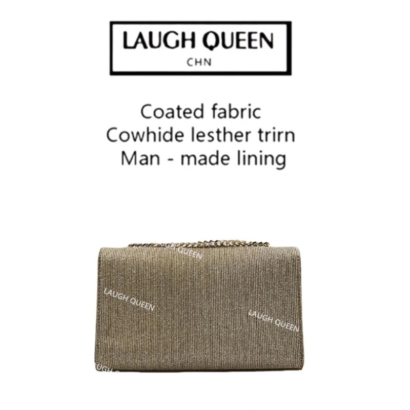 Laugh Queen手工打造真皮女士包包 10308-1 苏 金色