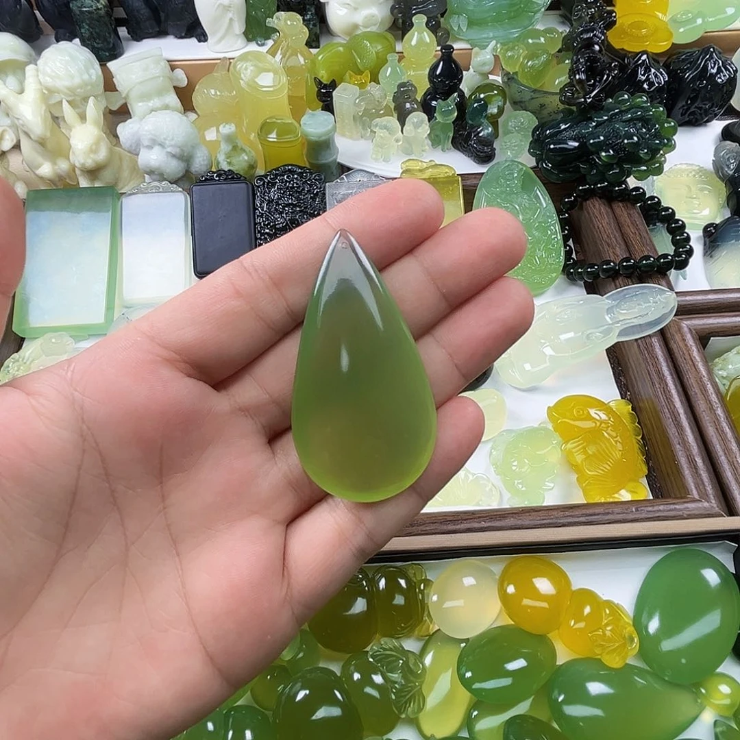 未镶嵌岫玉吊坠(不含链)白**卿