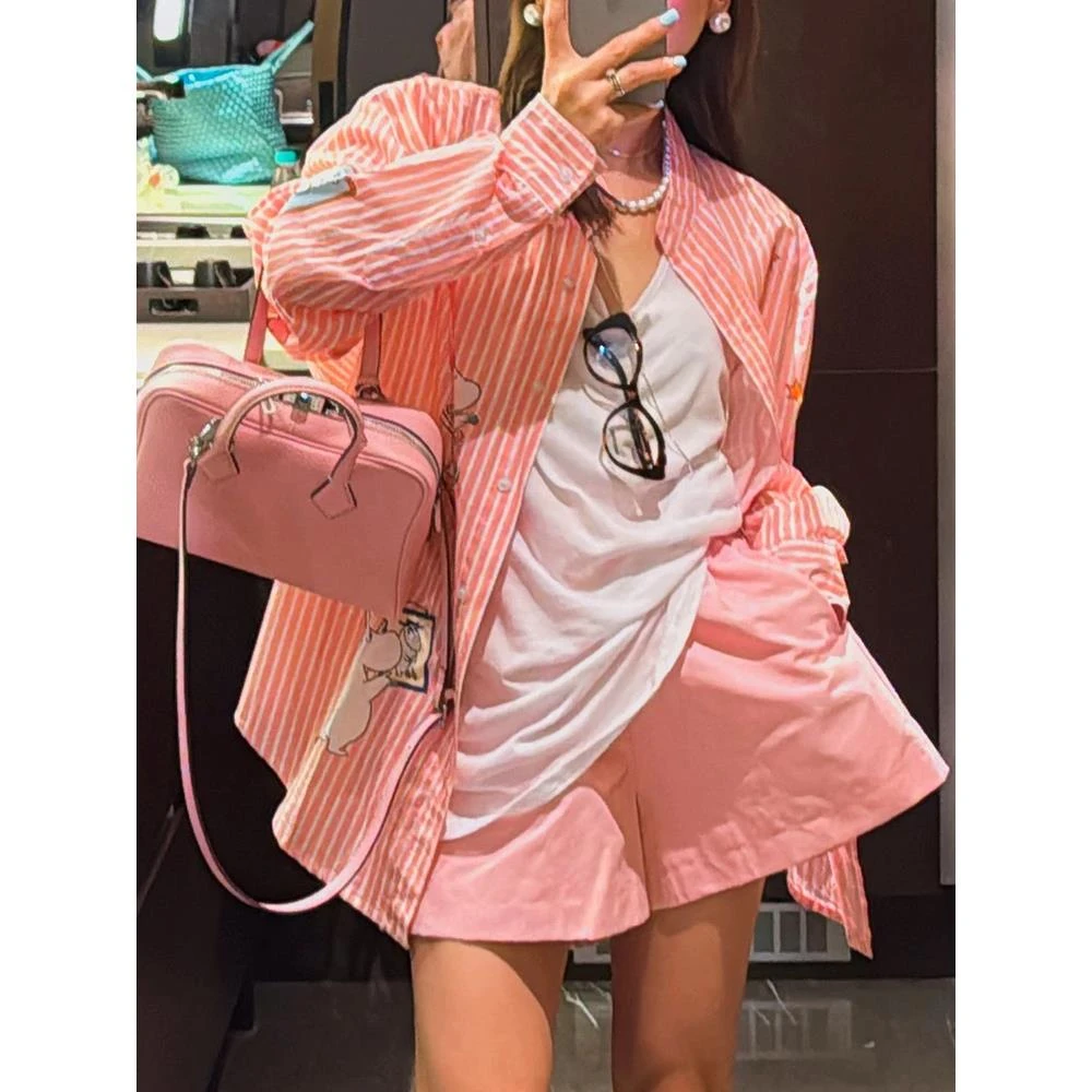 夏季薄款日系辣妹风蓬蓬裤韩系百搭外穿a字短裤高腰运动休闲裤