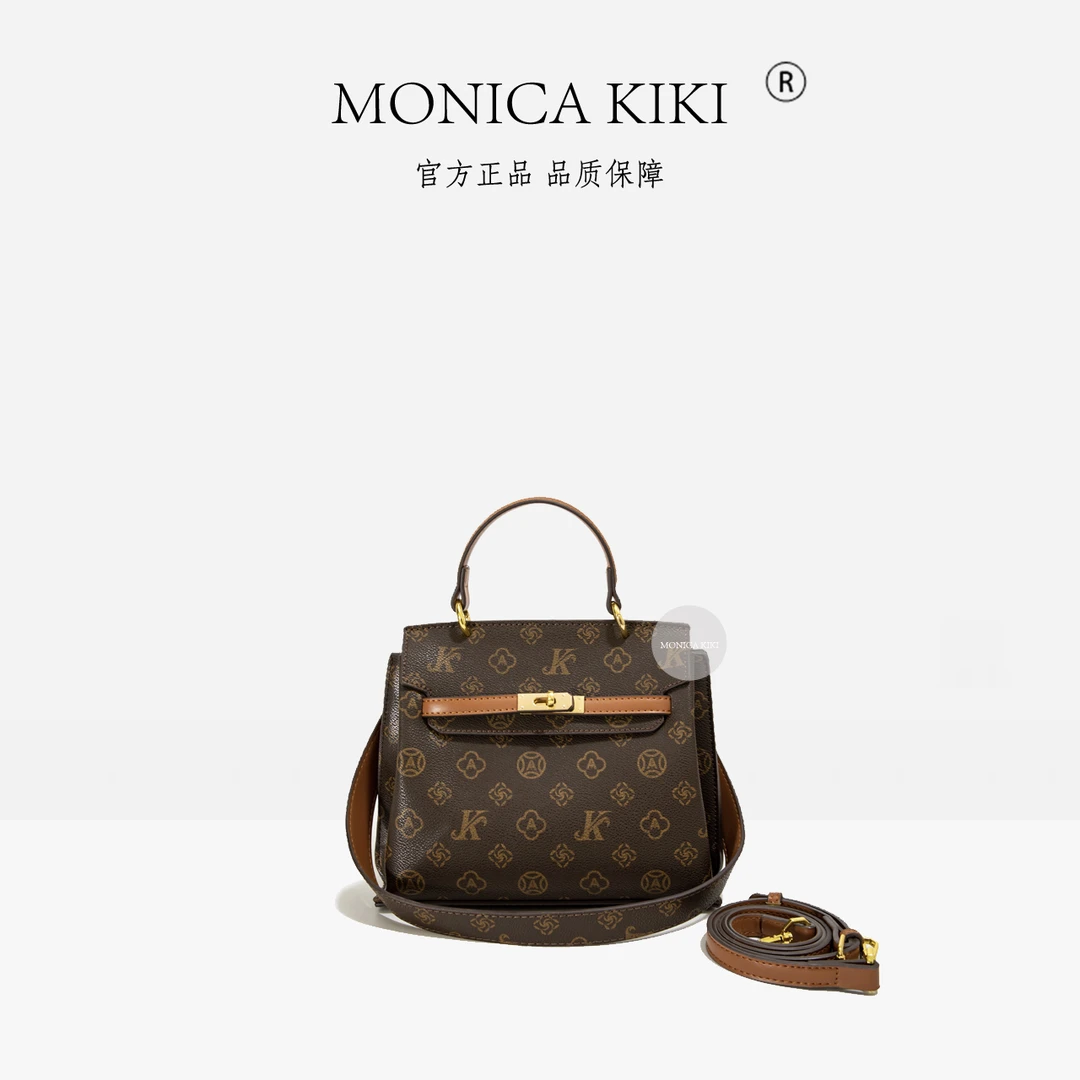 莫妮卡奇奇新款超高级手提包凯莉包巨高级早春经典单肩包斜挎包