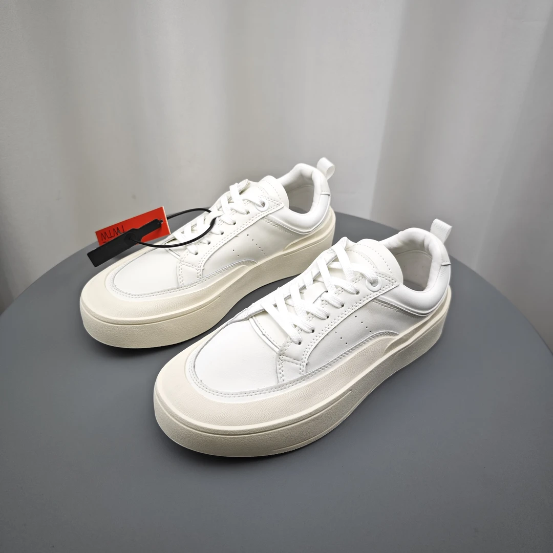 SGIRLTWTW春款原创小白鞋女2025新款厚底百搭休闲41-43码板鞋潮