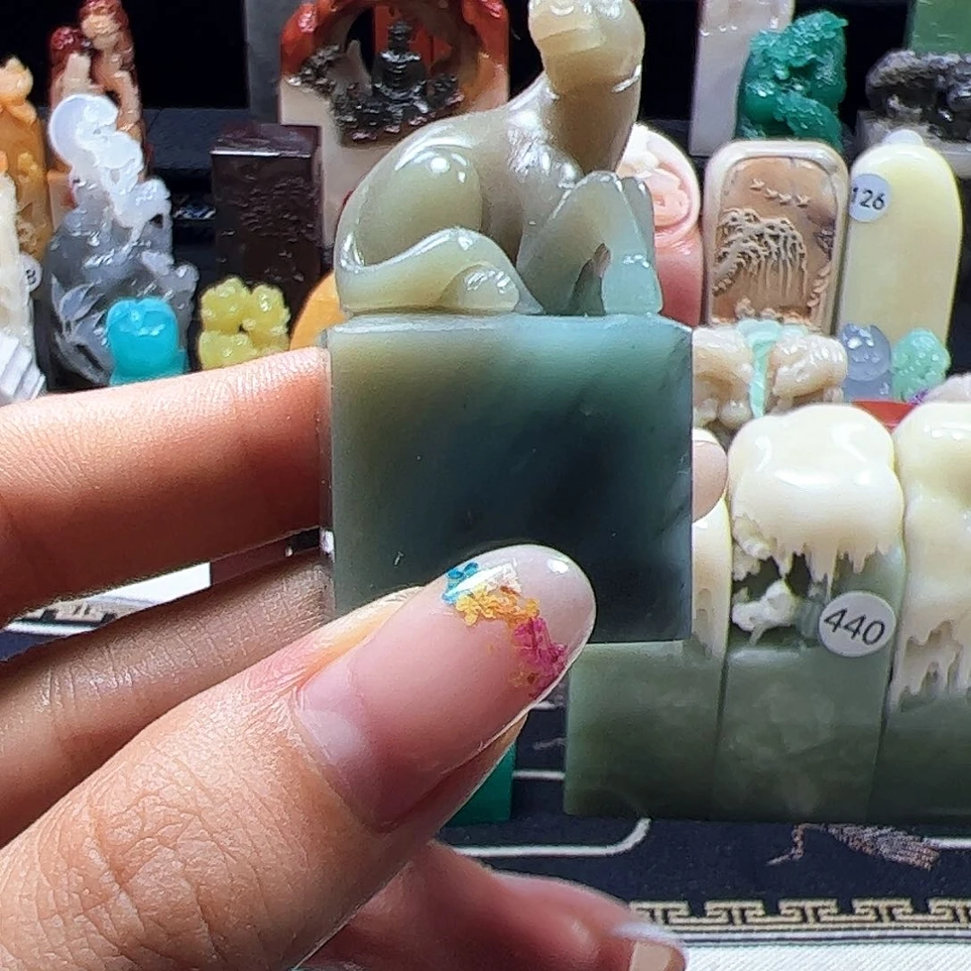 寿山石印石藕*寿山石印章