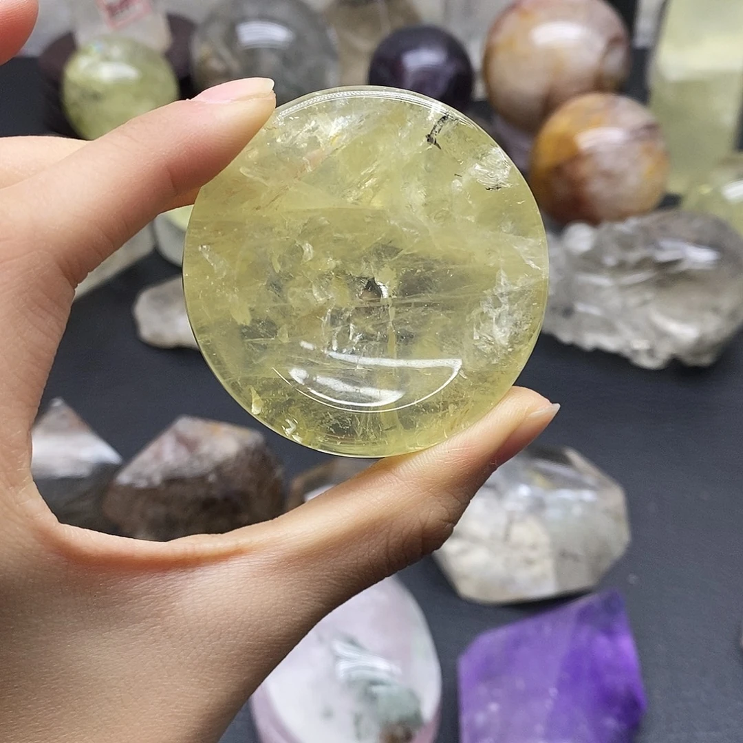 水晶珠宝半成品未镶嵌126水晶石