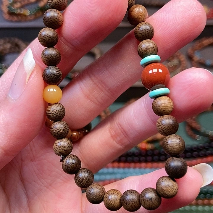 未镶嵌手串沉香0.6