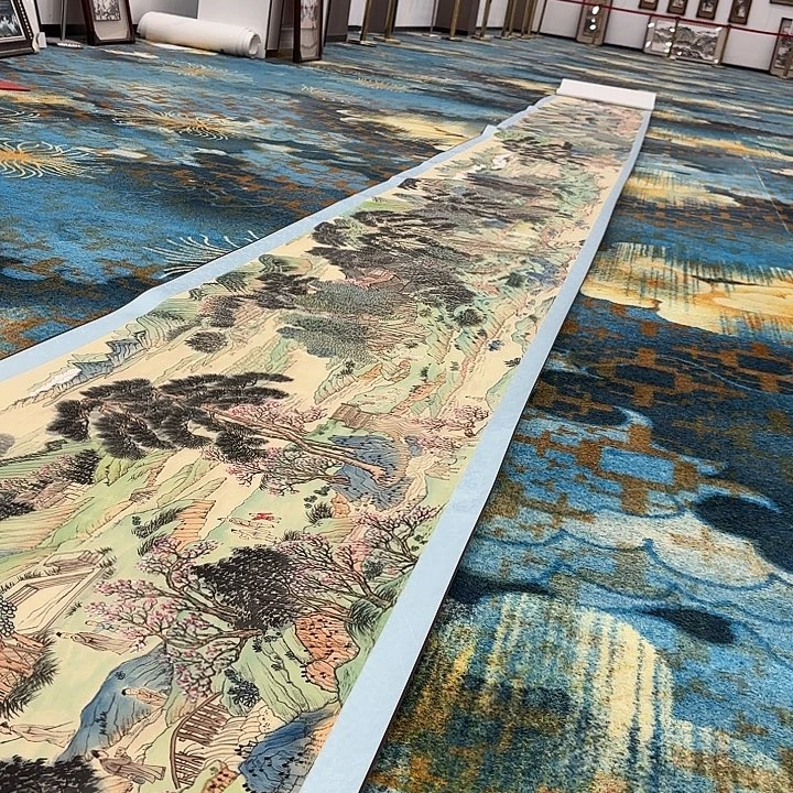 黄***郎国画苏珊老师去伪存真原作