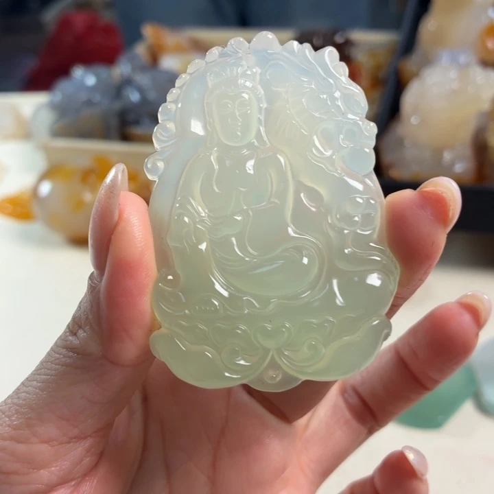 玛瑙/玉髓未镶嵌吊坠(不含链)