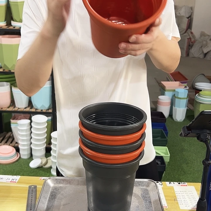 特价翻边口16.5高17陶红无托6只