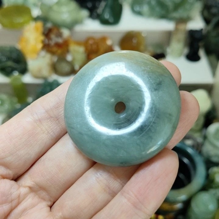 未镶嵌岫玉平安扣