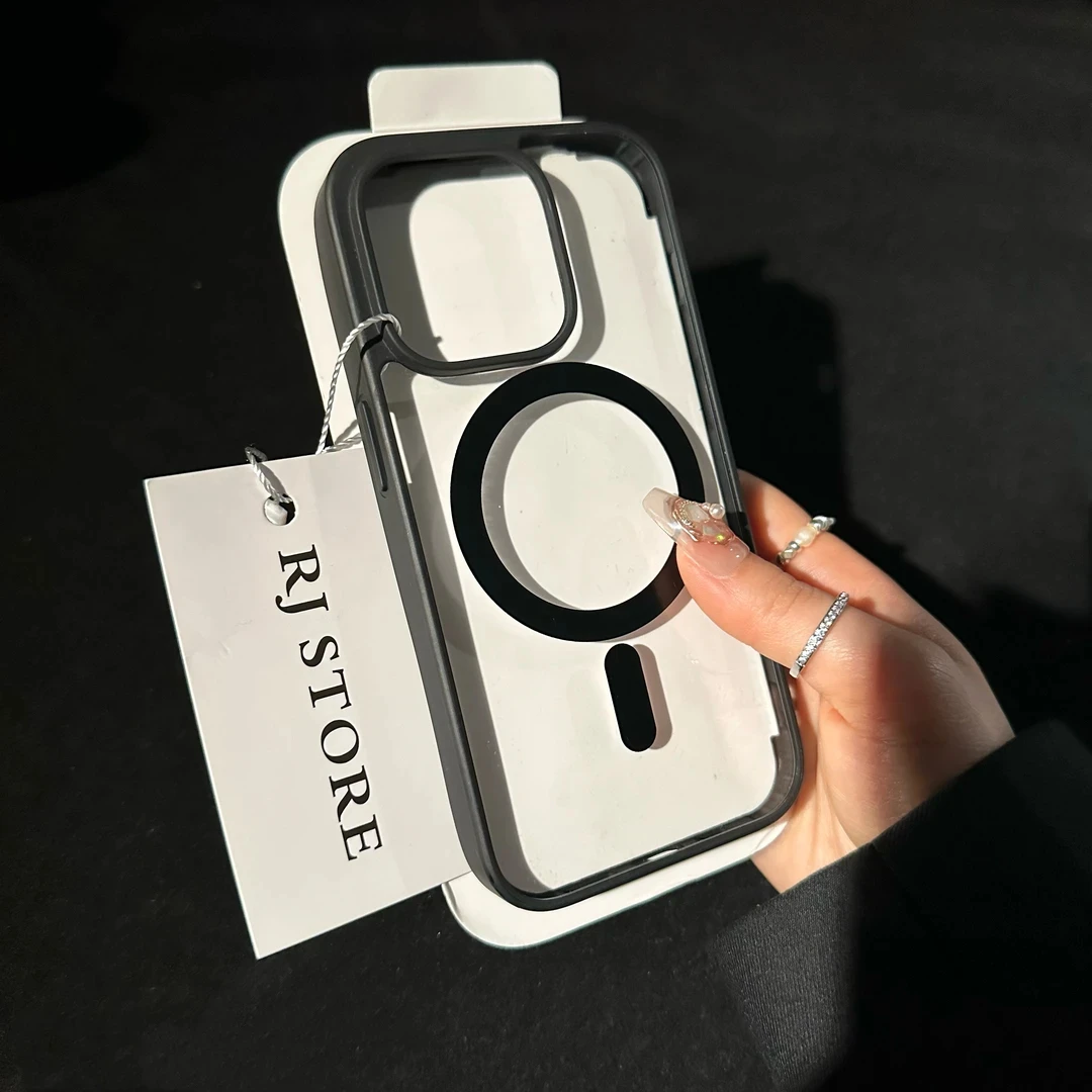 奥菲顿磁吸肤感磨砂适用iPhone16/15promax手机壳苹果14/13透明12
