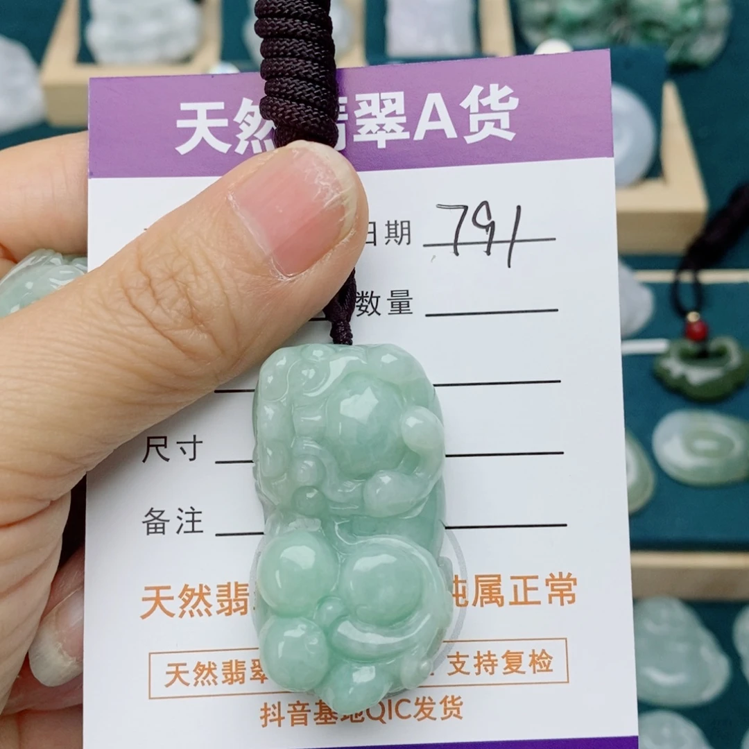 颈饰未镶嵌翡翠貔貅