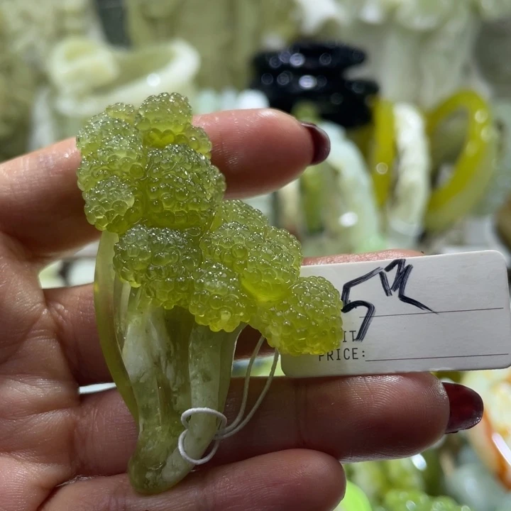 岫玉未镶嵌手把手把