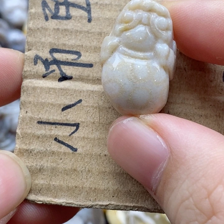 硅化珊瑚（珊瑚玉）颈饰未镶嵌