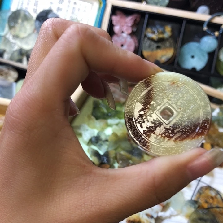 未镶嵌岫玉岫玉挂件