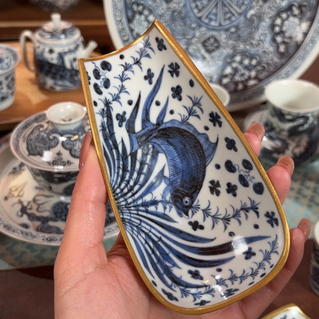 杯鱼藻茶则博陵造物