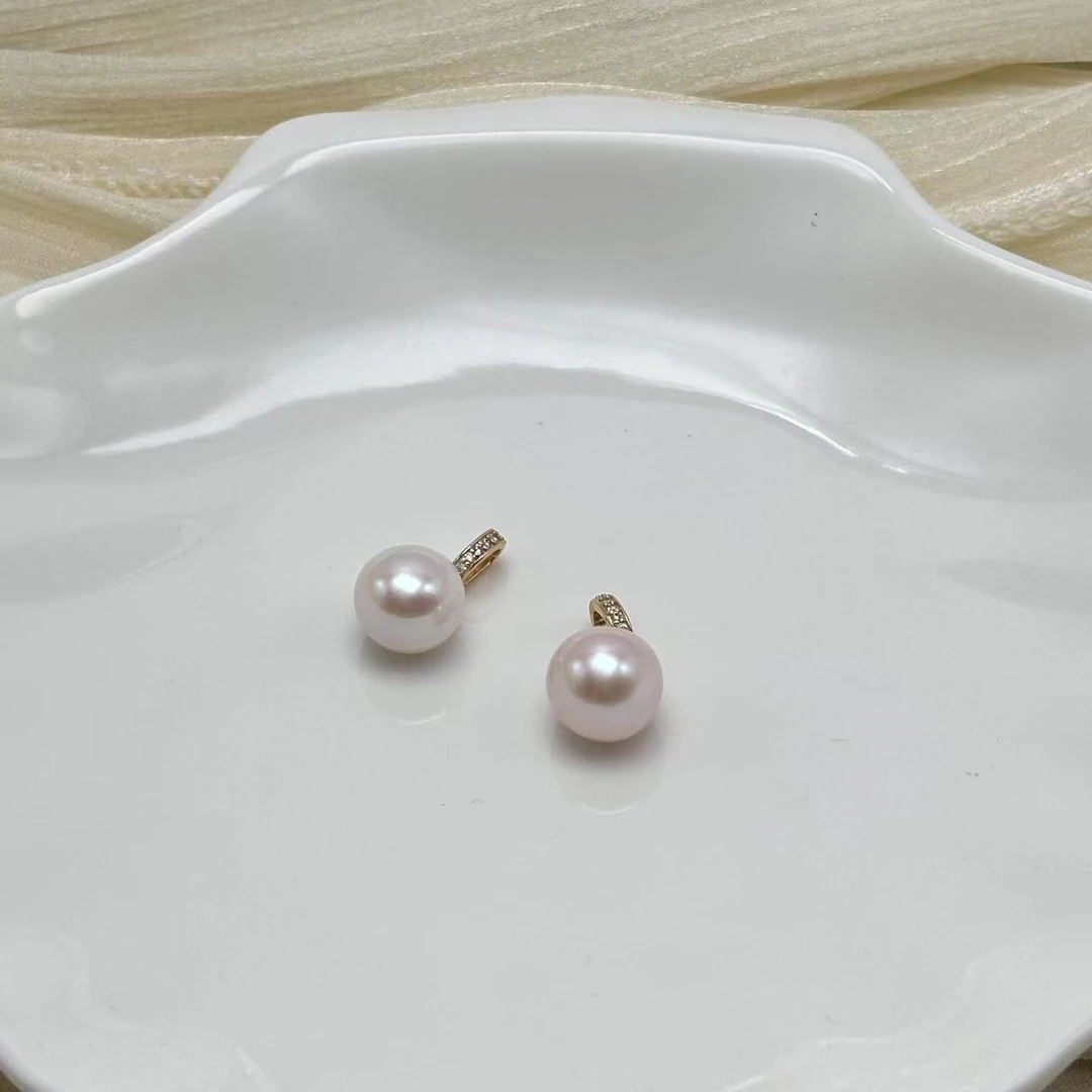 【北野珠宝】天然淡水强光珍珠吊坠-B245H-6多样性发一10mm+