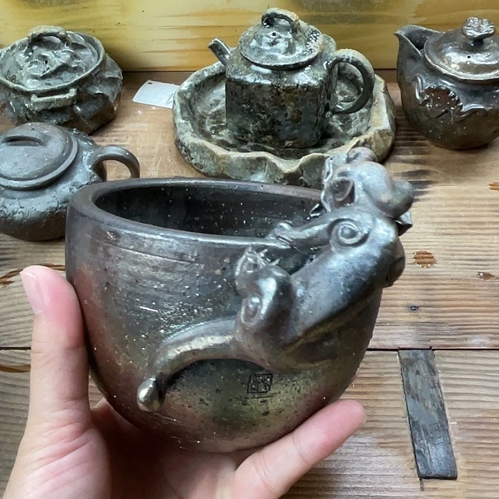 連***連柴烧茶器福利茶器