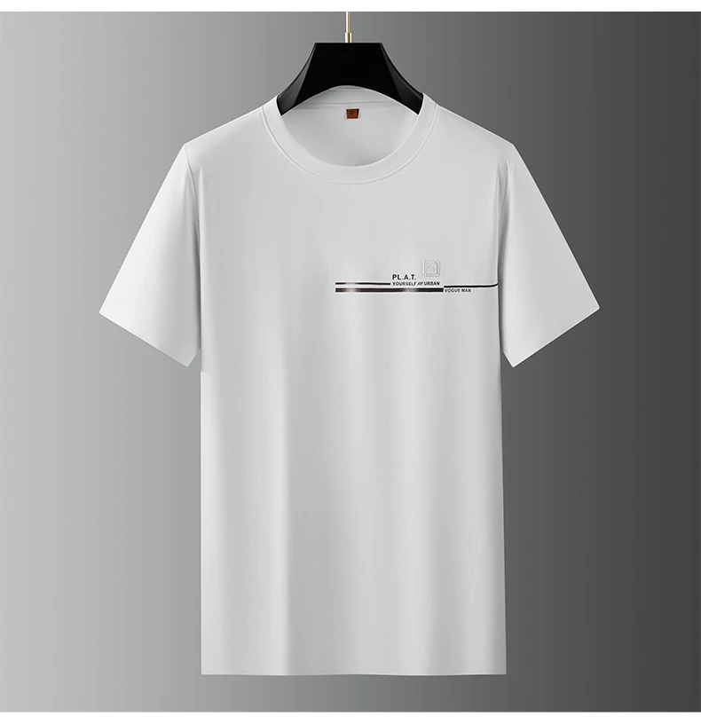 5908男士加肥加大百搭时尚休闲圆领短袖