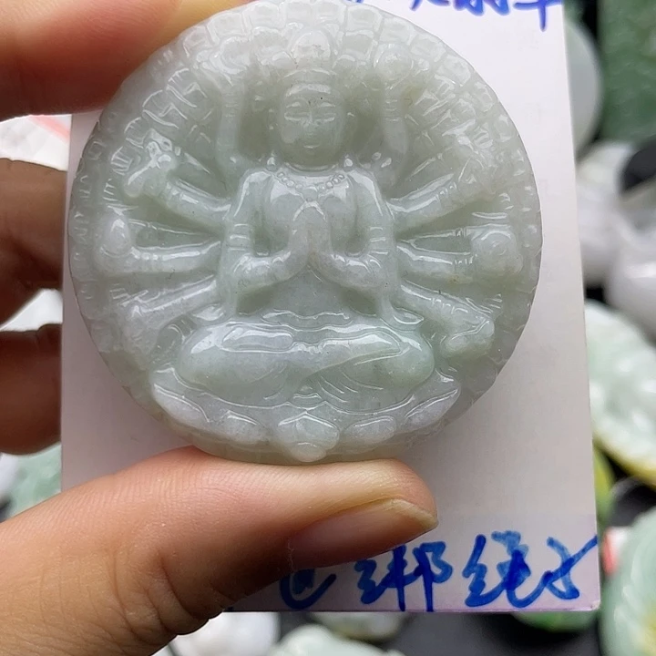 翡翠未镶嵌颈饰天然翡翠