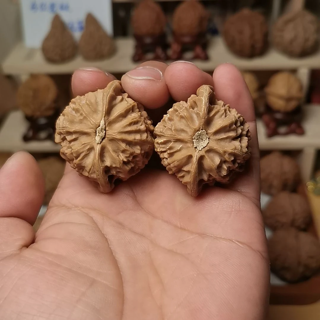 核桃文玩核桃高端小众宫灯全品练手对