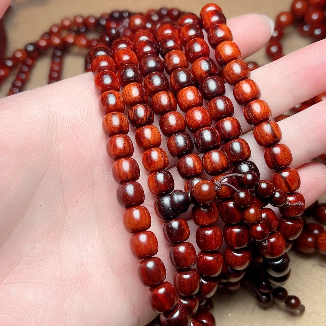 小叶紫檀手串/手链89琴料108金星毕业级珍藏级