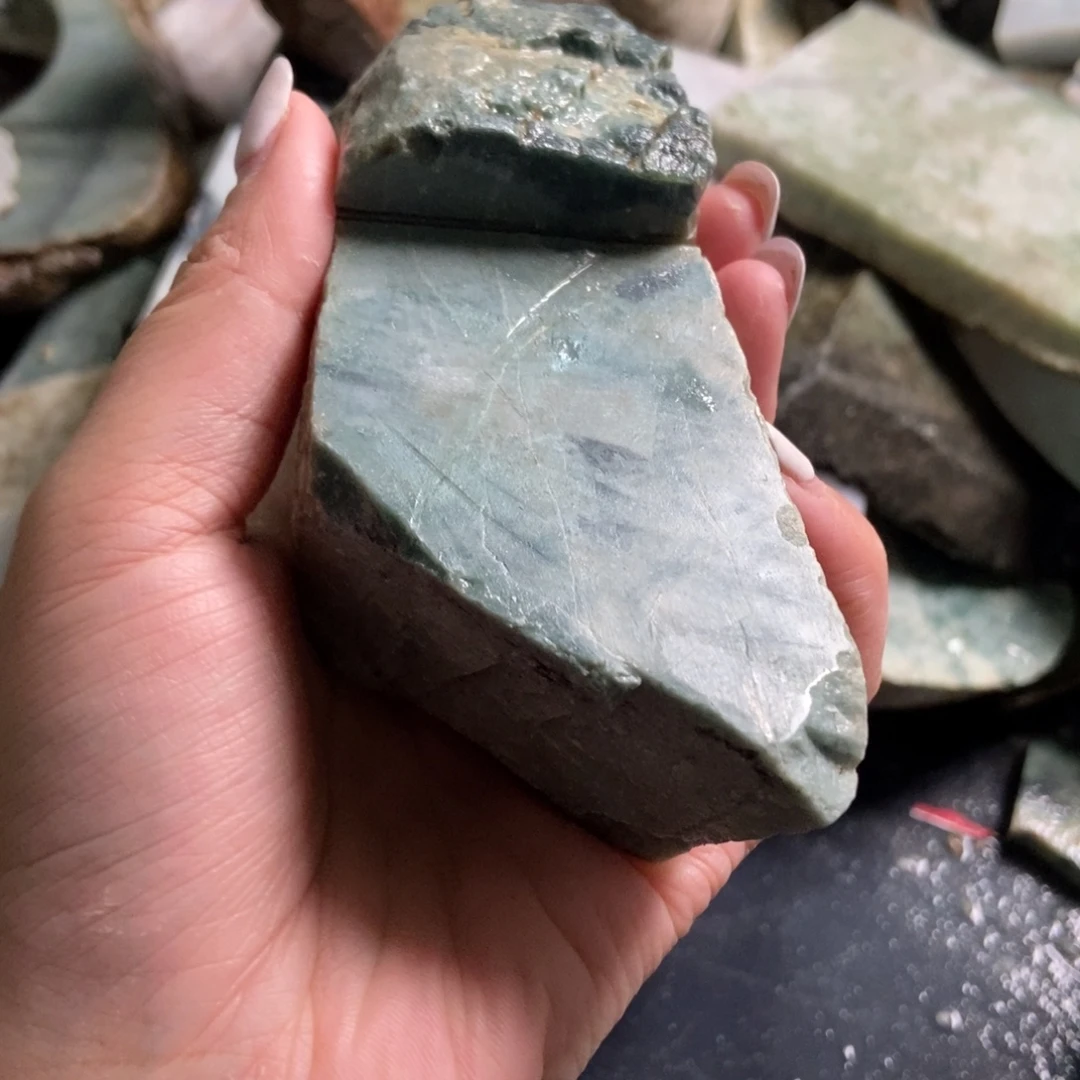 翡翠未镶嵌挂件天然翡翠