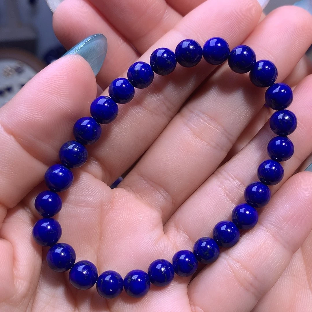 未镶嵌青金石7.2m黑加仑手串福利