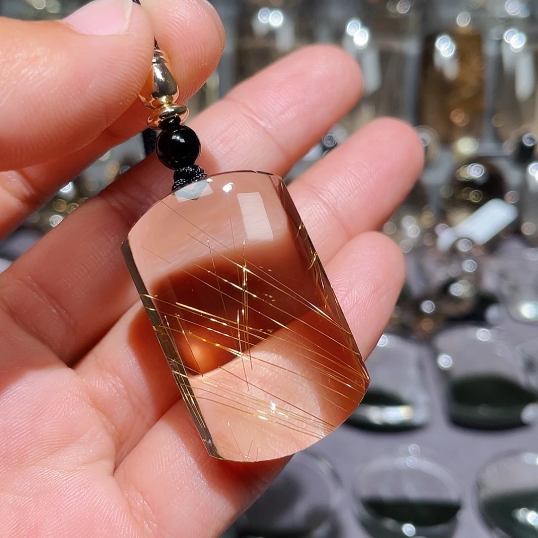 蝈***柜水晶颈饰未镶嵌挂件