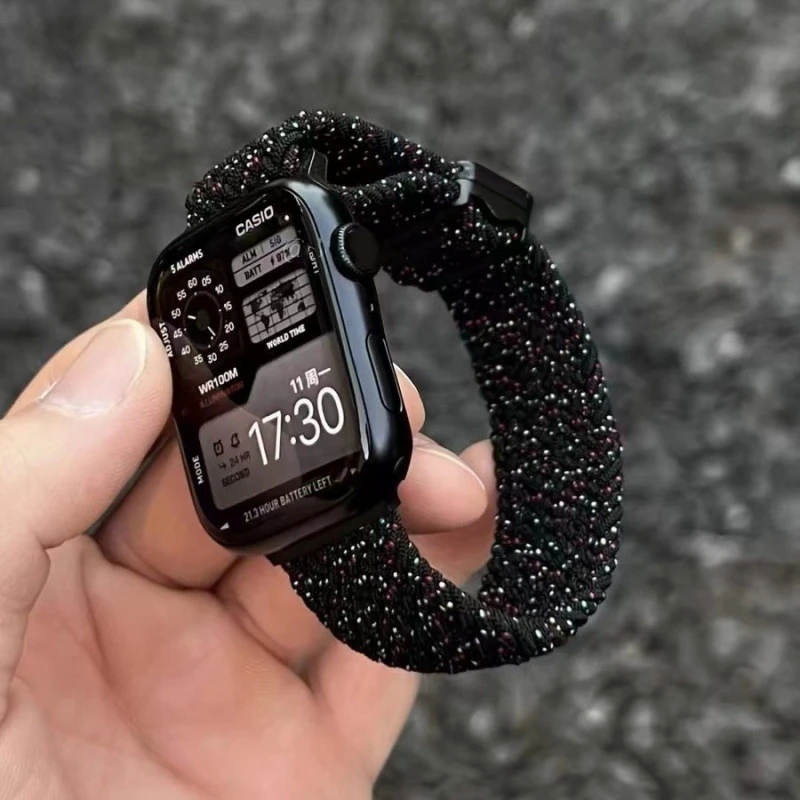 表带适用于苹果手表AppleWatch106iwatch789男女款SE