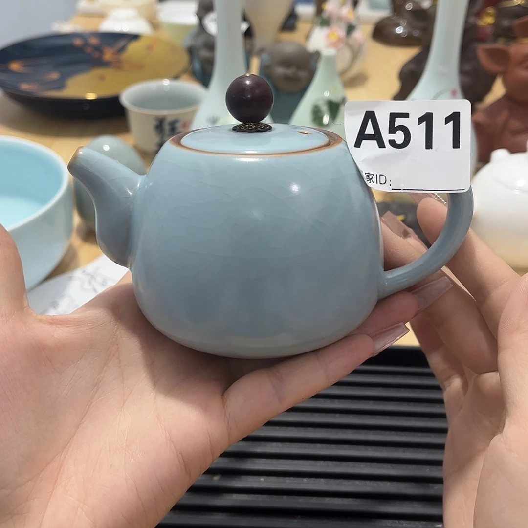 瓷片茶摆件工艺品摆件666