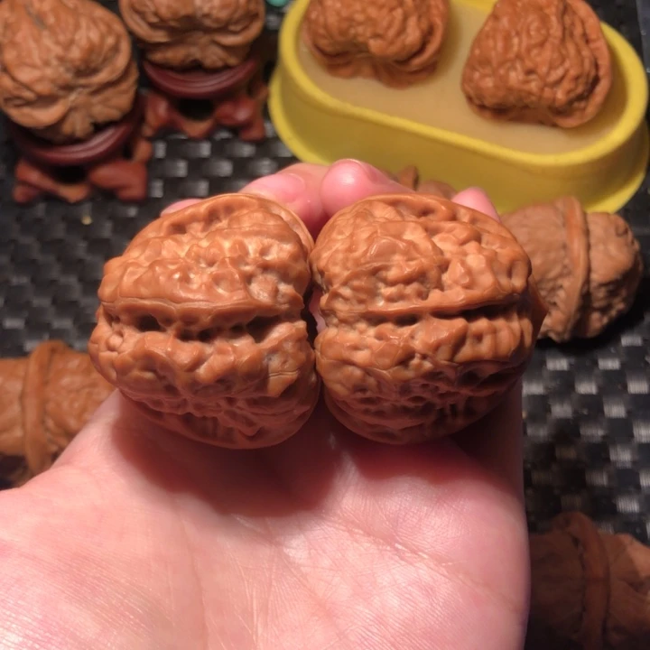 锋***客文玩核桃把件蛙王