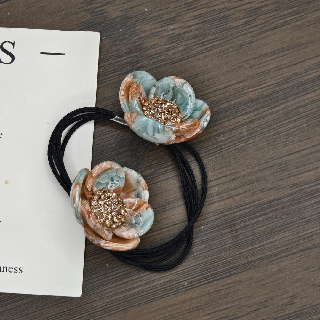 肆伍陆 2714原创设计甜美风发绳发圈头饰小香风可爱新中式