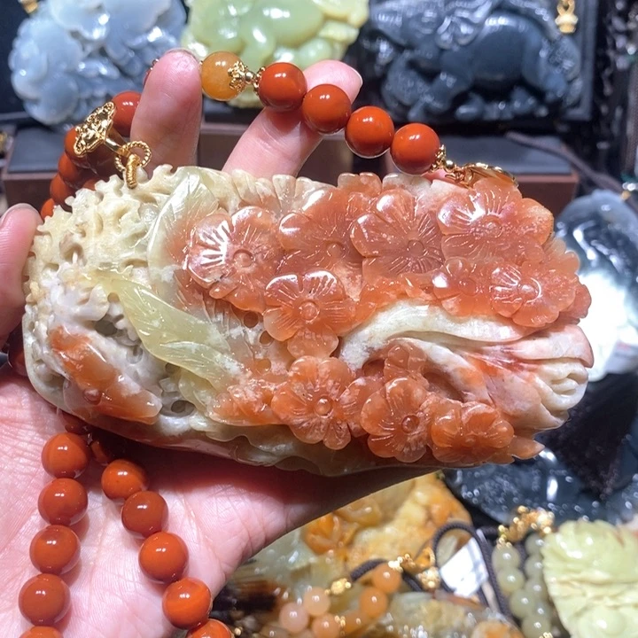 岫玉毛衣链未镶嵌