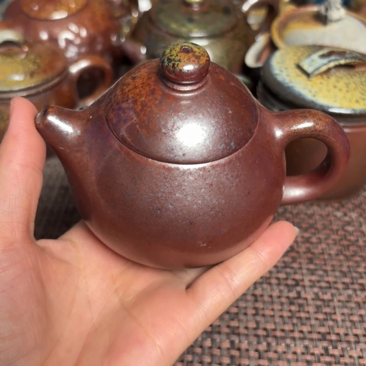 茶壶紫砂火红文旦