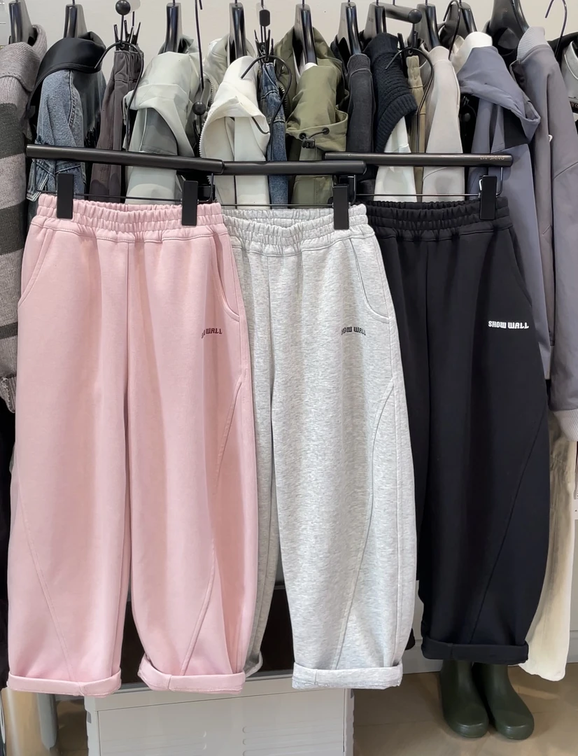 XW  2025秋季儿童时尚潮流百搭针织休闲长裤    839617